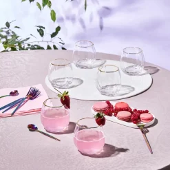 Outlet Priscilla 6-Piece Glass Set for 6 People, 380ml, Coffee Glasses