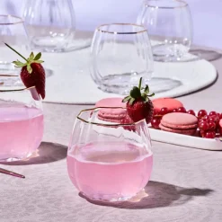 Outlet Priscilla 6-Piece Glass Set for 6 People, 380ml, Coffee Glasses