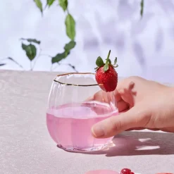 Outlet Priscilla 6-Piece Glass Set for 6 People, 380ml, Coffee Glasses