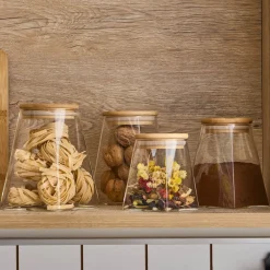 Sale Prism 4-Piece Storage Container, Transparent Storage Containers