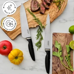 Proofcut 5-Piece Knife Block Set, Black Knife Sets