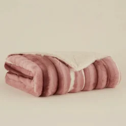 Best Rabbit Sherpa Blanket, 130x150cm, Single, Throws & Blankets