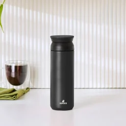 Outlet Rainbow Leak-Proof Stainless Steel Flask, 500ml, Black Stainless Steel Flasks