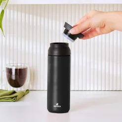 Outlet Rainbow Leak-Proof Stainless Steel Flask, 500ml, Black Stainless Steel Flasks