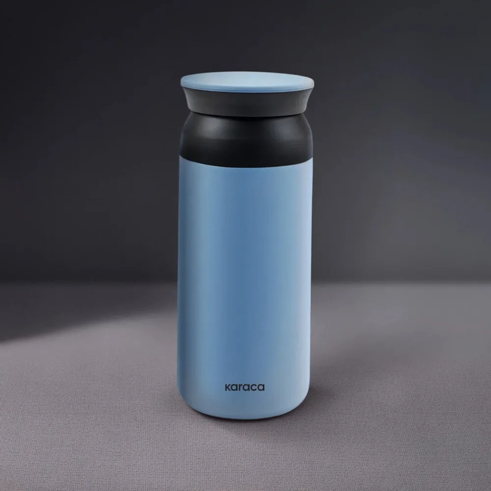 Online Rainbow Leak-Proof Stainless Steel Flask, 350ml, Blue Stainless Steel Flasks