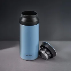 Online Rainbow Leak-Proof Stainless Steel Flask, 350ml, Blue Stainless Steel Flasks