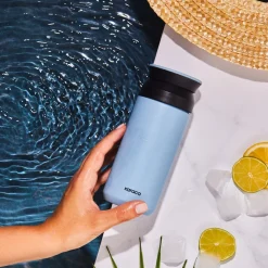 Online Rainbow Leak-Proof Stainless Steel Flask, 350ml, Blue Stainless Steel Flasks