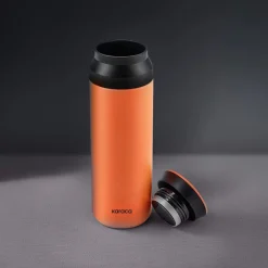 Sale Rainbow Leak-Proof Stainless Steel Flask, 500ml, Orange Stainless Steel Flasks