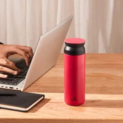 Hot Rainbow Leak-Proof Stainless Steel Flask, 500ml, Red Stainless Steel Flasks