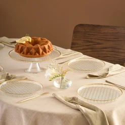 Rattan 7-Piece Serveware Set for 6 People, See All Serveware Sets|Glass Serveware Sets