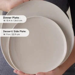 Online Red Carpet Collection Earth Collection New Cupid 59-Piece Dinner Set for 12 People, Beige White See All Dinner Sets|Stoneware Dinner Sets