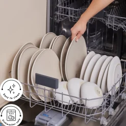 Online Red Carpet Collection Earth Collection New Cupid 59-Piece Dinner Set for 12 People, Beige White See All Dinner Sets|Stoneware Dinner Sets