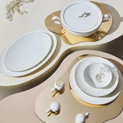 Red Carpet Collection Fine Pearl Extra Chanak 62-Piece Dinner Set for 12 People, White See All Dinner Sets|Fine Bone Dinner Sets