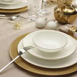 Red Carpet Collection Fine Pearl Extra Chanak 62-Piece Dinner Set for 12 People, White See All Dinner Sets|Fine Bone Dinner Sets