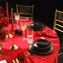 Online Red Carpet Collection Earth Collection New Galactic Reactive Glaze 59-Piece Dinner Set for 12 People, Black See All Dinner Sets|Reactive Glaze Dinner Sets