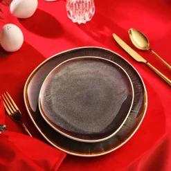 Sale Red Carpet Collection Earth Collection New Galactic Reactive Glaze 59-Piece Dinner Set for 12 People, White See All Dinner Sets|Reactive Glaze Dinner Sets