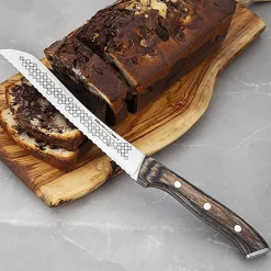Sale Refika Bread Knife, 23mmx190mmx2mm, Brown Individual Knives