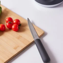 Online Right 5 Piece Knife Block Set, Black Knife Sets