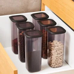 New Rise 9-Piece Storage Container, Anthratice Storage Containers