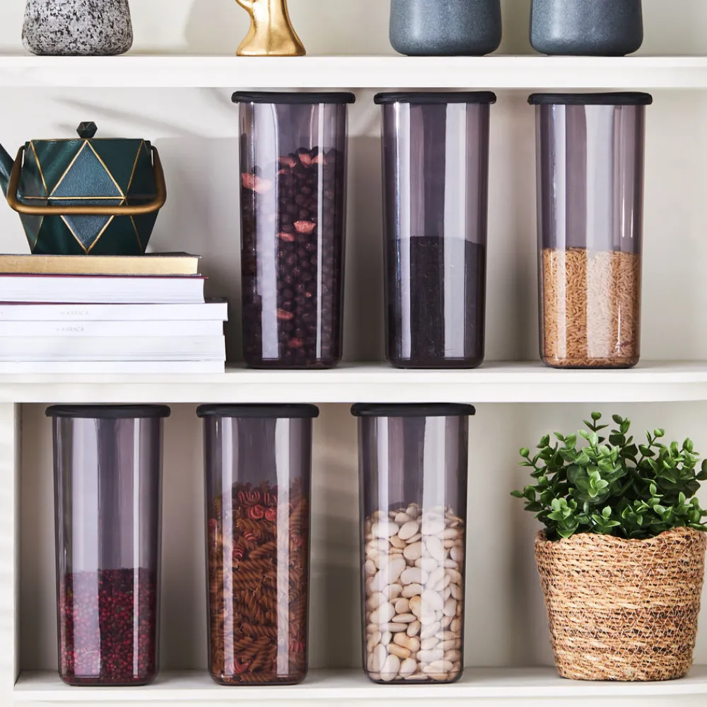 New Rise 9-Piece Storage Container, Anthratice Storage Containers