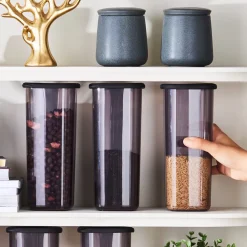 New Rise 9-Piece Storage Container, Anthratice Storage Containers