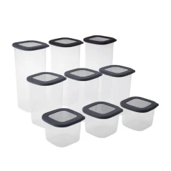 New Rise 9-Piece Storage Container, Anthratice Storage Containers