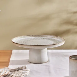 Sale Rixton Ceramic Cake Stand, 30,5cm, Beige Serving Platters