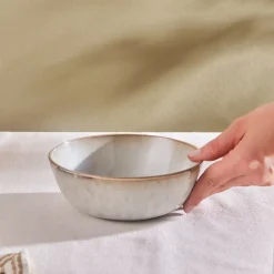 Sale Rixton Ceramic Salad Bowl, 22cm, Beige Bowls