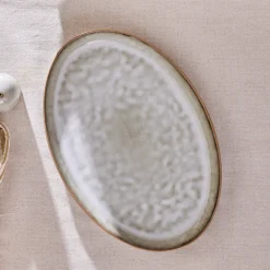 Outlet Rixton Ceramic Serving Platter, 35,5cm, Beige Serving Platters