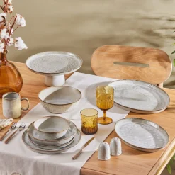 Outlet Rixton Ceramic Serving Platter, 35,5cm, Beige Serving Platters