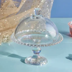 Sale Rory Glass Cake Dome with Stand, 19cm, Transparent Serving Platters