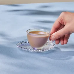 Clearance Rory Glass Espresso Turkish Coffee Cup, 80ml, Transparent Espresso & Turkish Coffee Cup Sets