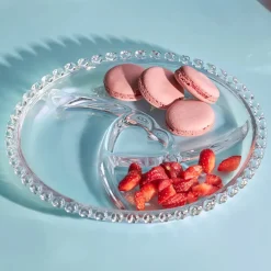 Best Rory Glass Serving Dish, 23cm, Transparent Serving Platters