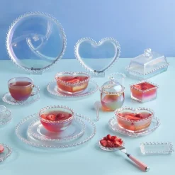 Online Rory Glass Snack Bowl, 10cm, Transparent Bowls