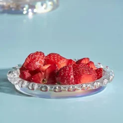 New Rory Glass Snack Bowl, 9cm, Transparent Bowls