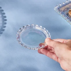 New Rory Glass Snack Bowl, 9cm, Transparent Bowls