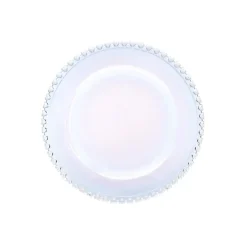 Sale Rory Heart Glass Dinner Plate, 27cm, Transparent Dinner Plates