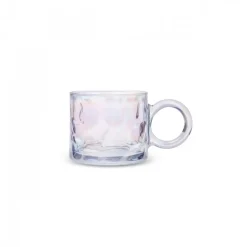 New Ruby Glass Mug, 300ml, Transparent Mugs