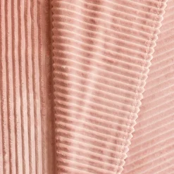 Ruby Stripe Wellsoft Blanket, Double, Pink Throws & Blankets