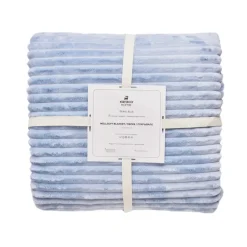 Sale Ruby Stripe Wellsoft Blanket, Double, Throws & Blankets