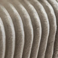 Best Ruby Stripe Wellsoft TV Blanket, 130x150cm, Grey Throws & Blankets