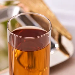 New Saki 6-Piece Highball Glass Set, 195ml, Transparent Highball Glasses