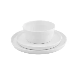 Best Salvare 18-Piece Bone China Dinner Set for 6 People, White See All Dinner Sets|Bone China Dinner Sets