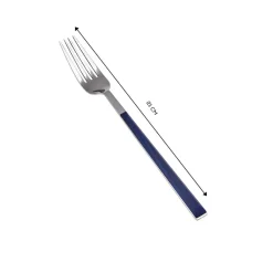 Hot Salzburg Stainless Steel Table Fork, 21cm, Indigo Silver Mix And Match Cutlery