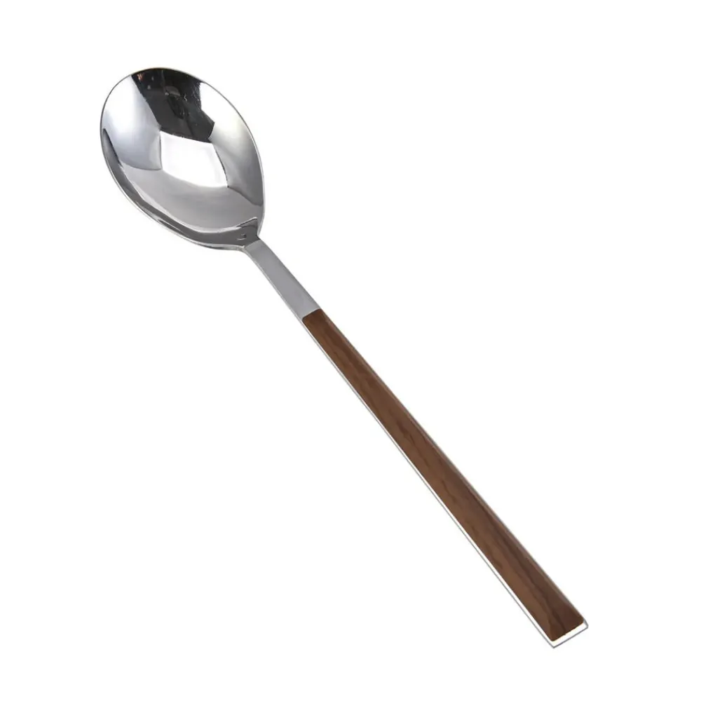 Salzburg Stainless Steel Table Spoon, 20.5cm, Brown Mix And Match Cutlery