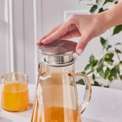 Outlet Serene 7-Piece Tumbler Glass Set, Amber Tumbler Glasses