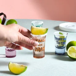 Discount Shotless 4-Piece Shot Glass Set for 4 People, 34ml, Multi Mixed Glass Sets|Tumbler Glasses