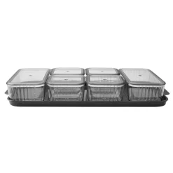 Sienna 6 Piece Breakfast Storage Container Set, Black Transparent Storage Containers