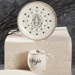 Hot Signs of the Zodiac Virgo Porcelain Espresso Turkish Coffee Cup, 90ml, Multi Espresso & Turkish Coffee Cup Sets