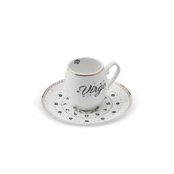 Hot Signs of the Zodiac Virgo Porcelain Espresso Turkish Coffee Cup, 90ml, Multi Espresso & Turkish Coffee Cup Sets